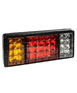 GLOBOSTAR® TAILIGHT 999-0258 Πίσω Φανάρι Οχημάτων LED 9W 360lm 180° DC 24V Αδιάβροχο IP66 Πορτοκαλί & Κόκκινο & Ψυχρό Λευκό 6000K – Μ34.5 x Π5.5 x Υ15cm – Πακέτο 2 Τεμαχίων – 1 Χρόνο Εγγύηση
