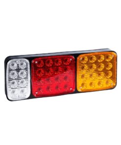 GLOBOSTAR® TAILIGHT 999-0259 Πίσω Φανάρι Οχημάτων LED 9W 360lm 180° DC 24V Αδιάβροχο IP66 Πορτοκαλί & Κόκκινο & Ψυχρό Λευκό 6000K – Μ42 x Π4.3 x Υ15.4cm – Πακέτο 2 Τεμαχίων – 1 Χρόνο Εγγύηση
