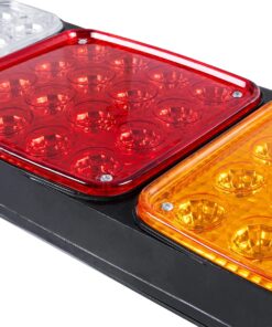 GLOBOSTAR® TAILIGHT 999-0259 Πίσω Φανάρι Οχημάτων LED 9W 360lm 180° DC 24V Αδιάβροχο IP66 Πορτοκαλί & Κόκκινο & Ψυχρό Λευκό 6000K – Μ42 x Π4.3 x Υ15.4cm – Πακέτο 2 Τεμαχίων – 1 Χρόνο Εγγύηση