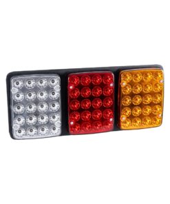 GLOBOSTAR® TAILIGHT 999-0260 Πίσω Φανάρι Οχημάτων LED 9W 360lm 180° DC 24V Αδιάβροχο IP66 Πορτοκαλί & Κόκκινο & Ψυχρό Λευκό 6000K – Μ33 x Π2.4 x Υ14cm – Πακέτο 2 Τεμαχίων – 1 Χρόνο Εγγύηση