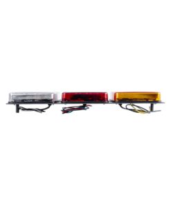 GLOBOSTAR® TAILIGHT 999-0260 Πίσω Φανάρι Οχημάτων LED 9W 360lm 180° DC 24V Αδιάβροχο IP66 Πορτοκαλί & Κόκκινο & Ψυχρό Λευκό 6000K – Μ33 x Π2.4 x Υ14cm – Πακέτο 2 Τεμαχίων – 1 Χρόνο Εγγύηση