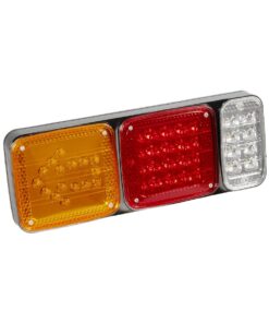 GLOBOSTAR® ARROWLIGHT 999-0262 Πίσω Φανάρι Οχημάτων Βέλος LED 9W 360lm 180° DC 24V Αδιάβροχο IP66 Πορτοκαλί & Κόκκινο & Ψυχρό Λευκό 6000K – Μ40 x Π3.5 x Υ15cm – Πακέτο 2 Τεμαχίων – 1 Χρόνο Εγγύηση