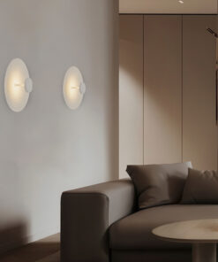 Επίτοιχο Φωτιστικό LOFTY Ø300mm – LED 8W – 2700K – 560lm – Αμμώδες Λευκό – Αλουμινίου – IP20 ACA BD379A300CWH