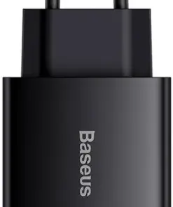 Baseus Φορτιστής Ταχείας Φόρτισης 30W USB‑C + 2×USB Μαύρος CCXJ‑E01