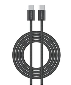 Riversong CT53ABL Καλώδιο Type‑C σε Type‑C 60W Fast Charge 2m Μαύρο – Lotus 10