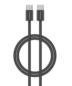 Riversong CT53BL Καλώδιο Type‑C σε Type‑C 60W Fast Charge 1m Μαύρο – Lotus 10