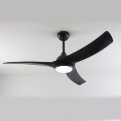 Ανεμιστήρας Οροφής Μαύρος LED 24W – 3 Πτερύγια – DC 45W – 6 Ταχύτητες – 132cm ACA FANGS419B