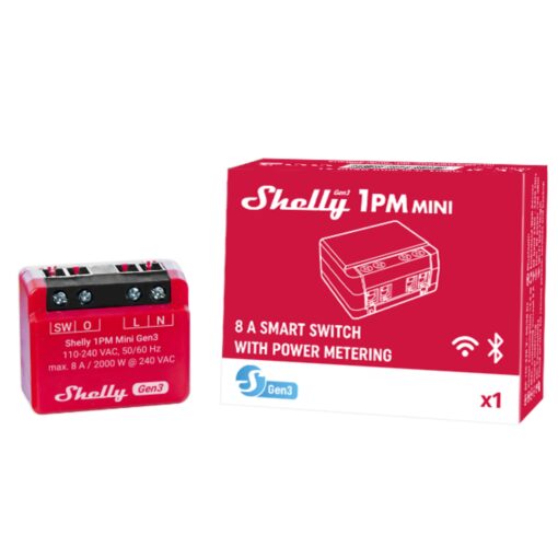 Shelly 1PM Mini Gen3 x5 Bundle | Shelly 1PM Mini Gen3 x5 Bundle (5τεμ * 3800235261590)