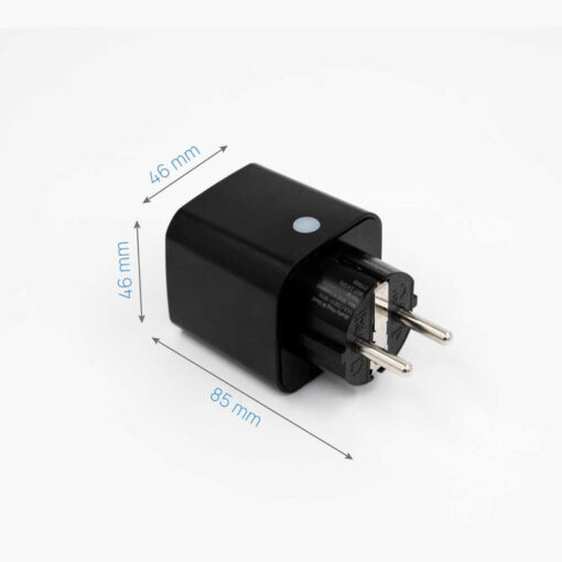 3800238073619 | Shelly Plug M Gen3 (13A – 3000 W) – Μαύρο