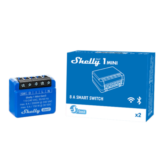 Shelly 1 Mini Gen 3 x5 Bundle | Shelly 1 Mini Gen 3 x5 Bundle (5τεμ*3800235261576)