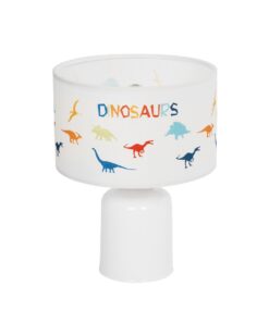 Alternative view of GLOBOSTAR® DINO 204-0028 Παιδικό Επιτραπέζιο Φωτιστικό Πορτατίφ με Ντουί 1 x E27 AC 220-240V IP20 - Πολύχρωμο - Μ24 x Π24 x Υ32cm