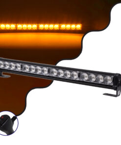Alternative view of GloboStar® 85275 PRO Series Μπάρα Σήμανσης Οχήματος Οδικής Βοήθείας για Αυτοκίνητα & Φορτηγά 16 Προγραμμάτων Φωτισμού STROBE LED SMD 3030 32W DC 10-30V Αδιάβροχη IP66 Πορτοκαλί