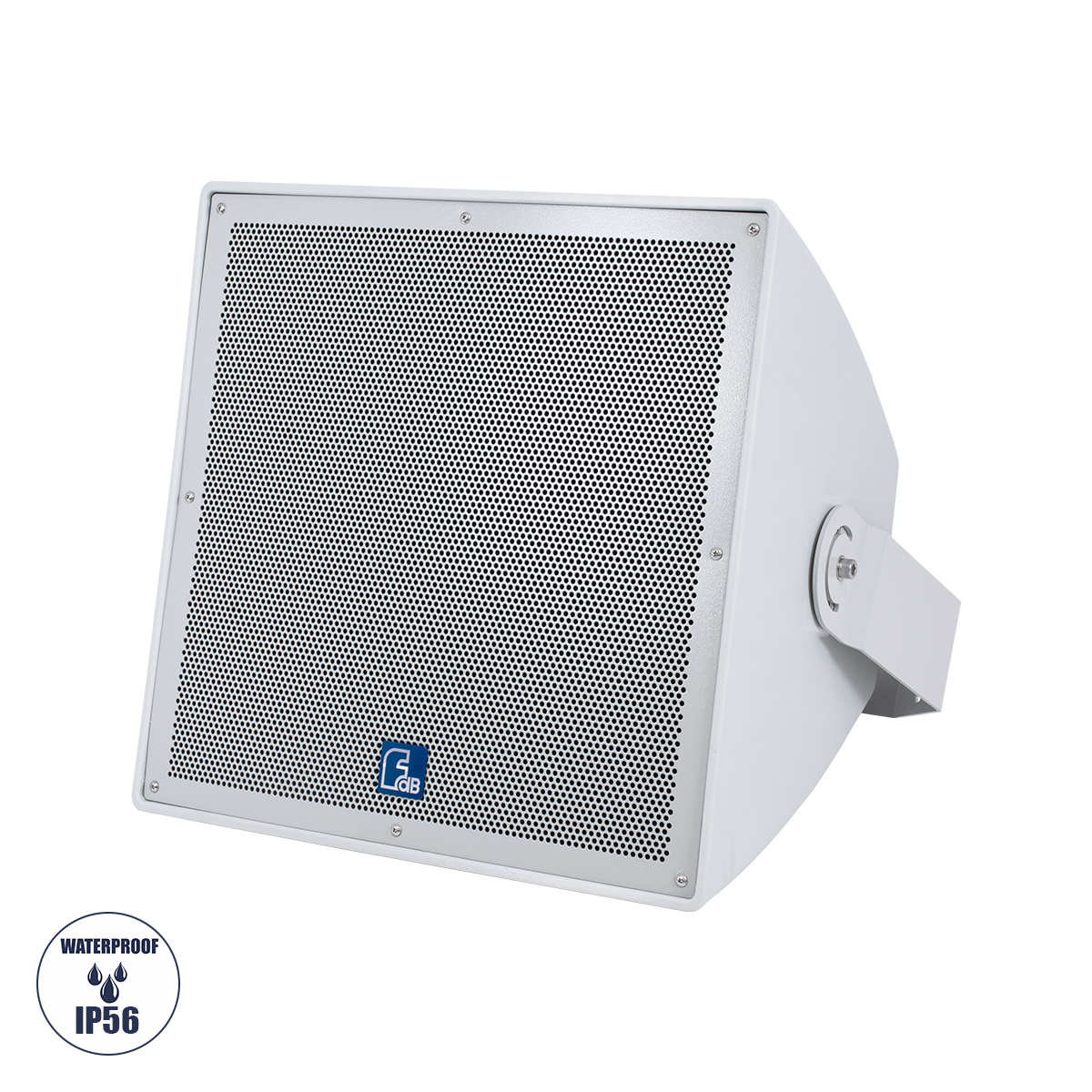 GloboStar® FDB LT115BT 98011 Facilities Speaker - Παθητικό Ηχείο Subwoofer Εγκαταστάσεων Επιτοίχιο με Μετασχηματιστή 100V & 8Ω - 400W RMS (1600W Peak) - 1 x 15" Inches LF - Αδιάβροχο IP56 - Λευκό - Μ49 x Π50 x Υ52cm - Image 2