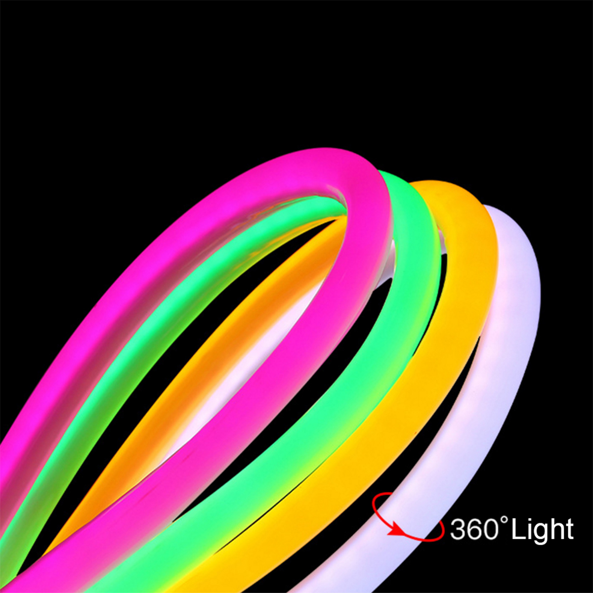 GLOBOSTAR® NEOTUBE 70591 Ταινία Neon Flex LED 12W/m 960lm/m 360° DC 220-240V Αδιάβροχο IP65 120 x SMD2835 Chip/m Φυσικό Λευκό 4500K Dimmable - Sanan SMD Chip - Μ100 x Π1.3 x Υ1.3cm - 3 Χρόνια Εγγύηση - Image 6
