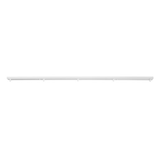 GLOBOSTAR® WALLBASE 77526 Γραμμική Μεταλλική Ροζέτα για Κρέμαση 5 Φωτιστικών – Λευκό – Μ120 x Π5 x Υ4cm