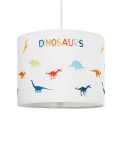 Alternative view of GLOBOSTAR® DINO 204-0014 Παιδικό Κρεμαστό Φωτιστικό Οροφής με Ντουί 1 x E27 AC 220-240V IP20 - Πολύχρωμο - Μ28 x Π28 x Υ24cm