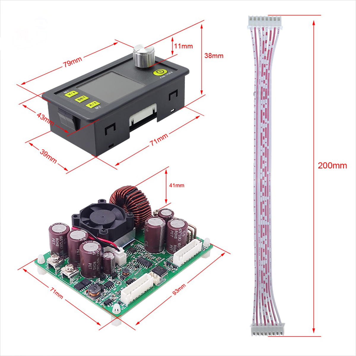 GloboStar® 79984 DPS5020-USB-BT Ψηφιακό Δοκιμαστικό Εργαλείο Ηλεκτρονικού/Τεχνικού Τμήματος Ρυθμιζόμενης Τάσης & Ampere - Βολτόμετρο/Αμπερόμετρο/Βατόμετρο Μετατροπέας με LCD Οθόνη Max Output 0-20A/DC 0-50V/0-1000W με Micro USB & Βluetooth APP - Image 15