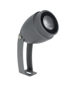 GLOBOSTAR® TREEGAL 90460 Φωτιστικό Σποτ για Φυτά - Δέντρα με Βάση Μπετού & Κορμού LED 3W 315lm 15° DC 24V Αδιάβροχο IP67 Ultra Θερμό Λευκό 2200K Dimmable - Bridgelux SMD Chip - Γκρι Ανθρακί - Μ5 x Π5 x Υ13cm - 3 Χρόνια Εγγύηση