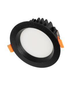 GLOBOSTAR® WATERA 60897 Χωνευτό Downlight Σποτ Panel Μπάνιου & WC LED 12W 1500lm 120° AC 220-240V Αδιάβροχο IP54 Ρυθμιζόμενο Λευκό CCT με Διακόπτη στο Σώμα 2700K/4500K/6000K Dimmable - Lumileds SMD Chip & TÜV SÜD Driver - Μαύρο Ματ - Μ10.8 x Π10.8 x Υ3.2cm / Q9cm - 3 Χρόνια Εγγύηση