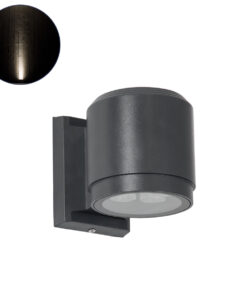 Alternative view of GLOBOSTAR® WALLLIGHT-SONA 90482 Μοντέρνο Φωτιστικό Τοίχου - Απλίκα LED 12W 1140lm 5° DC 24V Αδιάβροχο IP67 Φυσικό Λευκό 4500K - CREE COB Chip & TÜV SÜD Driver - Γκρι Ανθρακί Ματ - Μ9.5 x Π13 x Υ11cm - 3 Χρόνια Εγγύηση