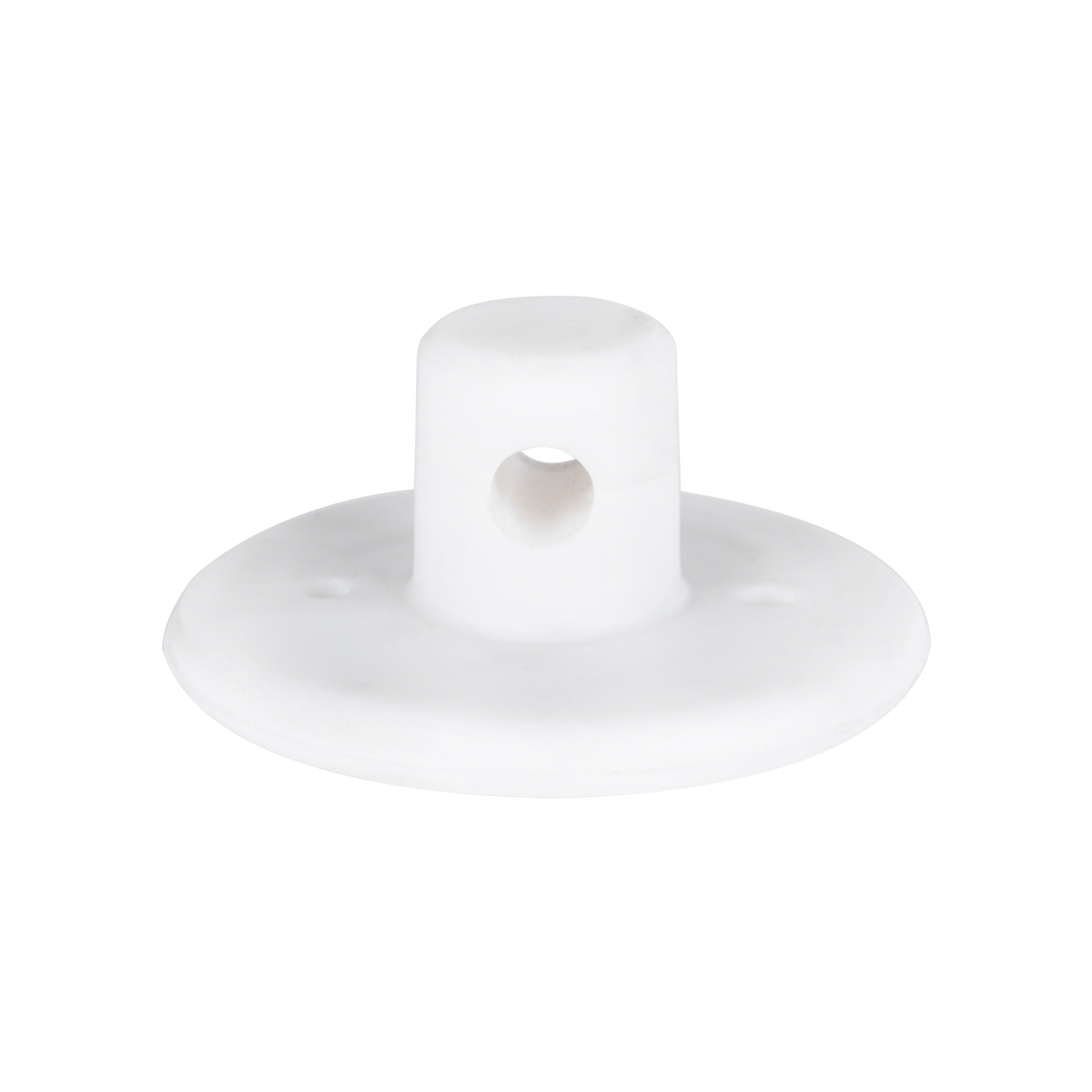 GloboStar® DIY 77561 Επιτοίχιο Εξάρτημα Στήριξης Καλωδίου Φωτιστικού - Φ4.5 x Υ2cm - Λευκό - Σιλικόνης - 5 Χρόνια Εγγύηση - Image 2