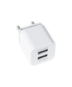 Alternative view of GLOBOSTAR® CHARGER 79701 Πολυφορτιστής Πρίζας DC 5V με 1 x USB-A 1.0 & 1 x USB-A 2.1 για IPad 15W 3.1A AC 220-240V IP20 - Λευκό - Μ5.2 x Π3 x Υ3cm