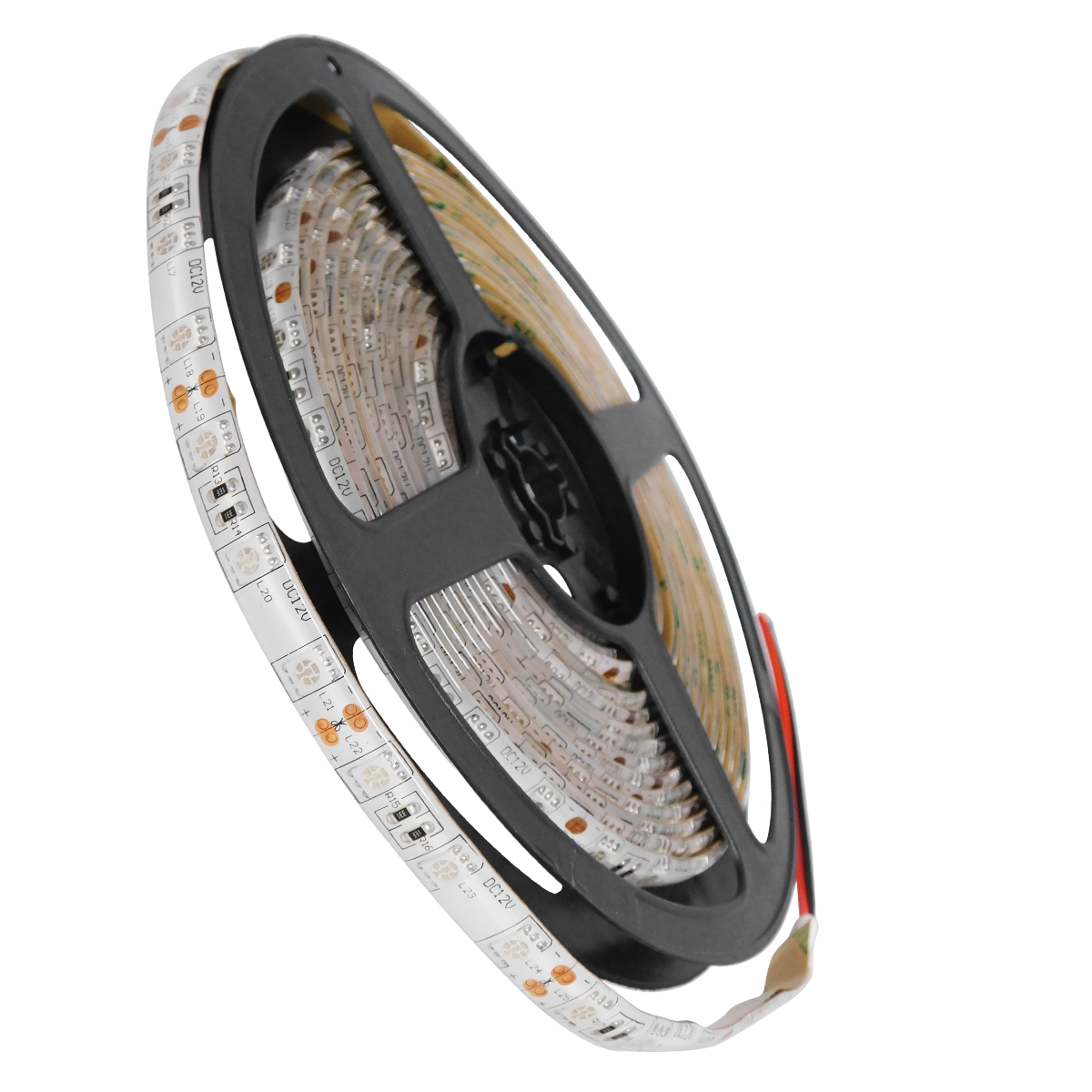 GLOBOSTAR® LUMAR 70125 Ταινία LED 14.4W/m 936lm/m 120° DC 12V Αδιάβροχη IP65 60 x SMD5050 Chip/m Πράσινο Dimmable - Sanan SMD Chip - Μ500 x Π1 x Υ0.2cm - Ρολό 5 Μέτρων - 5 Χρόνια Εγγύηση - Image 2