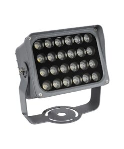 GLOBOSTAR® FLOODXENA 90130 Προβολέας Σποτ Wall Washer LED 24W 2880lm 10° AC 220-240V Αδιάβροχο IP65 Ψυχρό Λευκό 6000K – Bridgelux SMD Chip – Γκρι Ανθρακί – Μ18 x Π13.5 x Υ18cm – 3 Χρόνια Εγγύηση