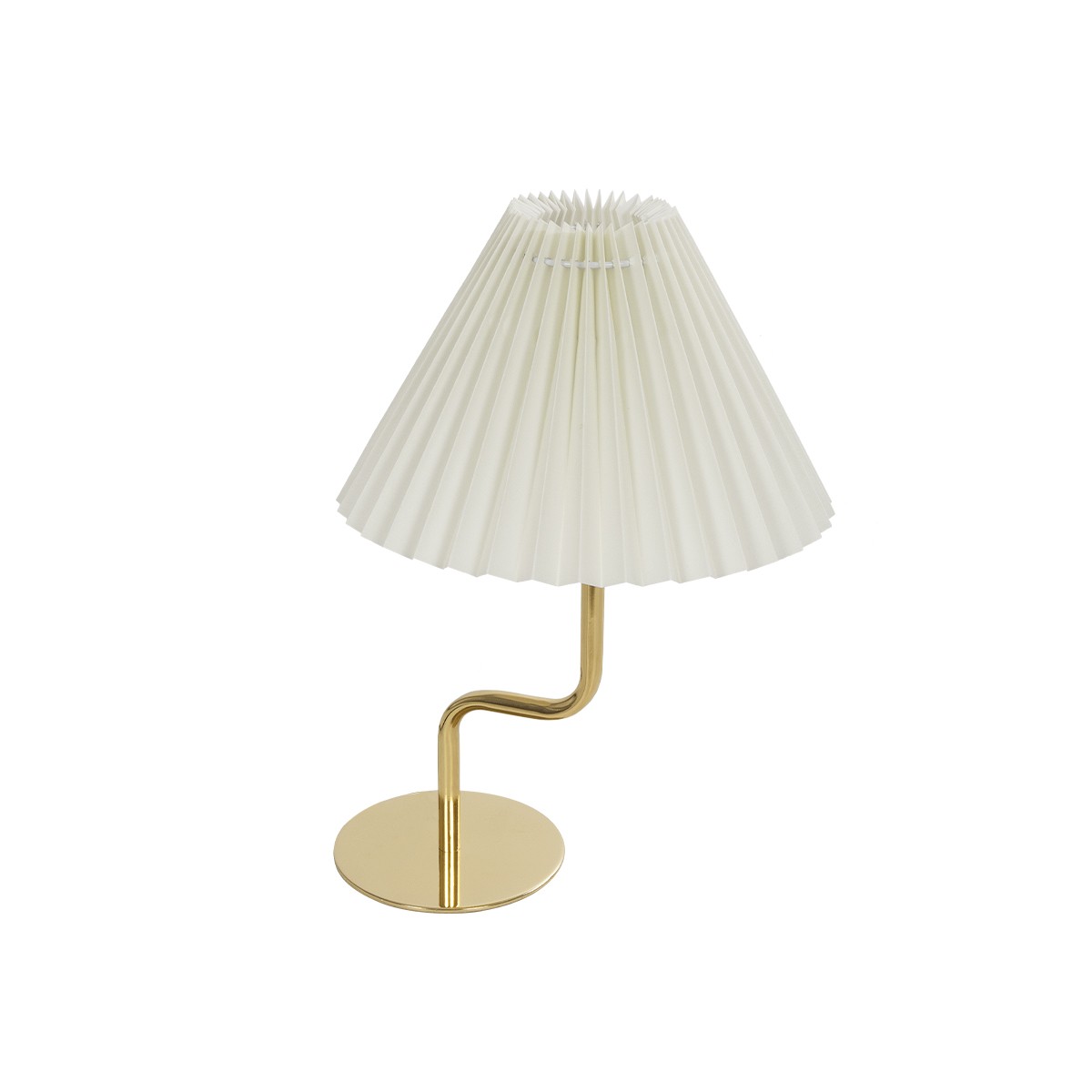 GLOBOSTAR® LIVL 204-0169 Μοντέρνο Επιτραπέζιο Φωτιστικό Πορτατίφ με Ντουί 1 x E27 AC 220-240V IP20 - Χρυσό & Μπεζ - Μ22 x Π22 x Υ34cm - Image 2