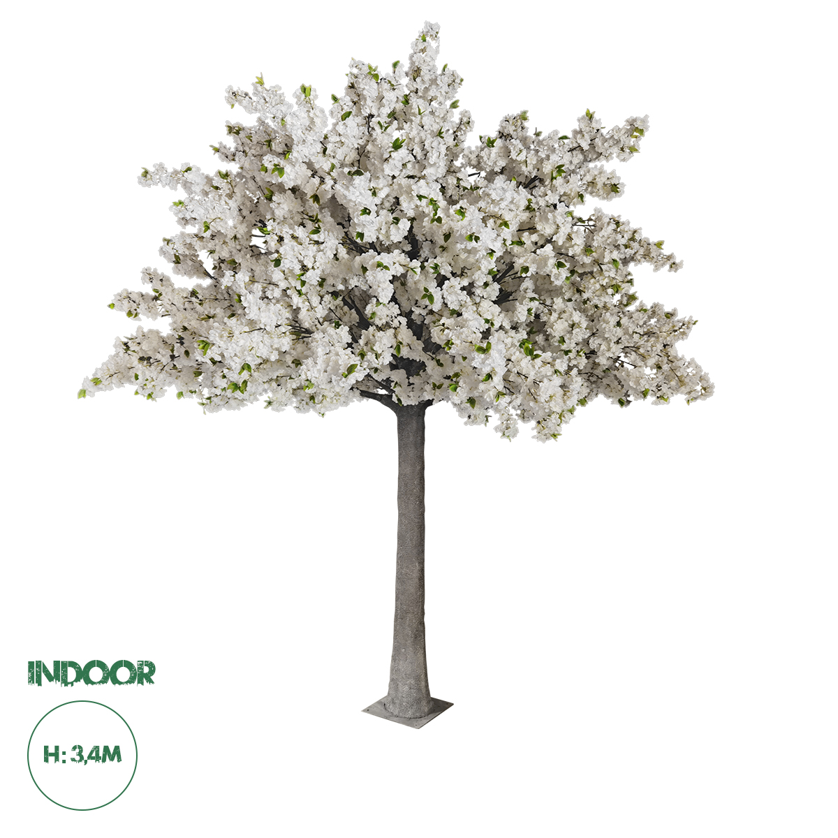 GloboStar® Artificial Garden ALMOND TREE 20163 Τεχνητό Διακοσμητικό Δέντρο Αμυγδαλιά Υ340cm - Image 2
