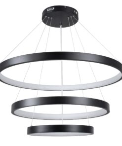 kelvo® NEMESIS KLV-101-0220-V2 Κρεμαστό Φωτιστικό Οροφής LED 120W 12000lm 180° AC 220-240V IP20 Ρυθμιζόμενο Λευκό CCT με Χειριστήριο από 2700K έως 6000K Dimmable – Lumileds SMD Chip – Μαύρο Ματ – Μ80 x Π80 x Υ80cm – 3 Χρόνια Εγγύηση