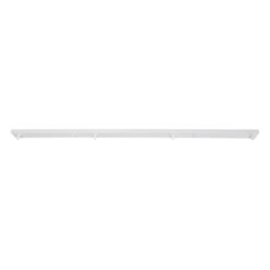 GLOBOSTAR® WALLBASE 77524 Γραμμική Μεταλλική Ροζέτα για Κρέμαση 4 Φωτιστικών – Λευκό – Μ120 x Π5 x Υ4cm