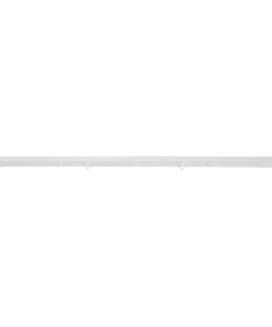 GLOBOSTAR® WALLBASE 77524 Γραμμική Μεταλλική Ροζέτα για Κρέμαση 4 Φωτιστικών – Λευκό – Μ120 x Π5 x Υ4cm
