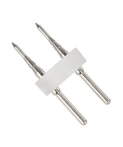 GLOBOSTAR® LIGHTUBE-AB 70650 Καρφάκι Σύνδεσης για Φωτοσωλήνα LED Αδιάβροχο IP65 - Λευκό - Μ2.2 x Π1 x Υ0.4cm