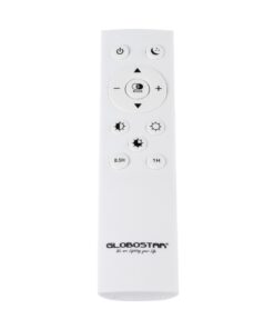 GLOBOSTAR® NEMESIS 61107 Μοντέρνο Φωτιστικό Οροφής LED 67W 7573lm 360° AC 220-240V IP20 Ρυθμιζόμενο Λευκό CCT με Χειριστήριο από 2700K έως 6000K Dimmable – Lumileds SMD Chip – Χρυσό Βούρτσας – Μ84 x Π45 x Υ13cm – 3 Χρόνια Εγγύηση