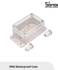 GloboStar® 80041 SONOFF IP66-CASE-R2 – BOX Case for SONOFF Smart Switches Waterproof IP66