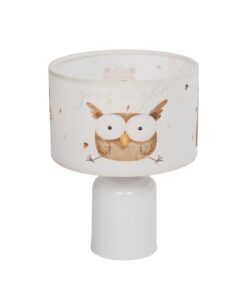 Alternative view of GLOBOSTAR® OWL 204-0024 Παιδικό Επιτραπέζιο Φωτιστικό Πορτατίφ με Ντουί 1 x E27 AC 220-240V IP20 - Πολύχρωμο - Μ24 x Π24 x Υ32cm