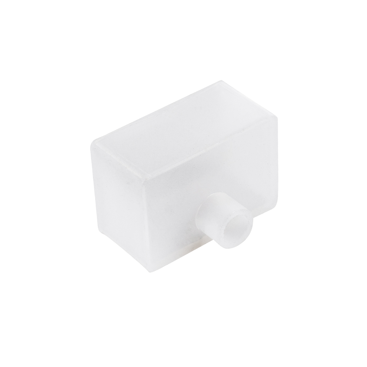 GLOBOSTAR® NEONIO-B 90772 Τάπα Σύνδεσης Τροφοδοσίας για Neon Flex LED Αδιάβροχο IP65 - Διάφανο - Μ2.3 x Π3.2 x Υ2.3cm - Image 2
