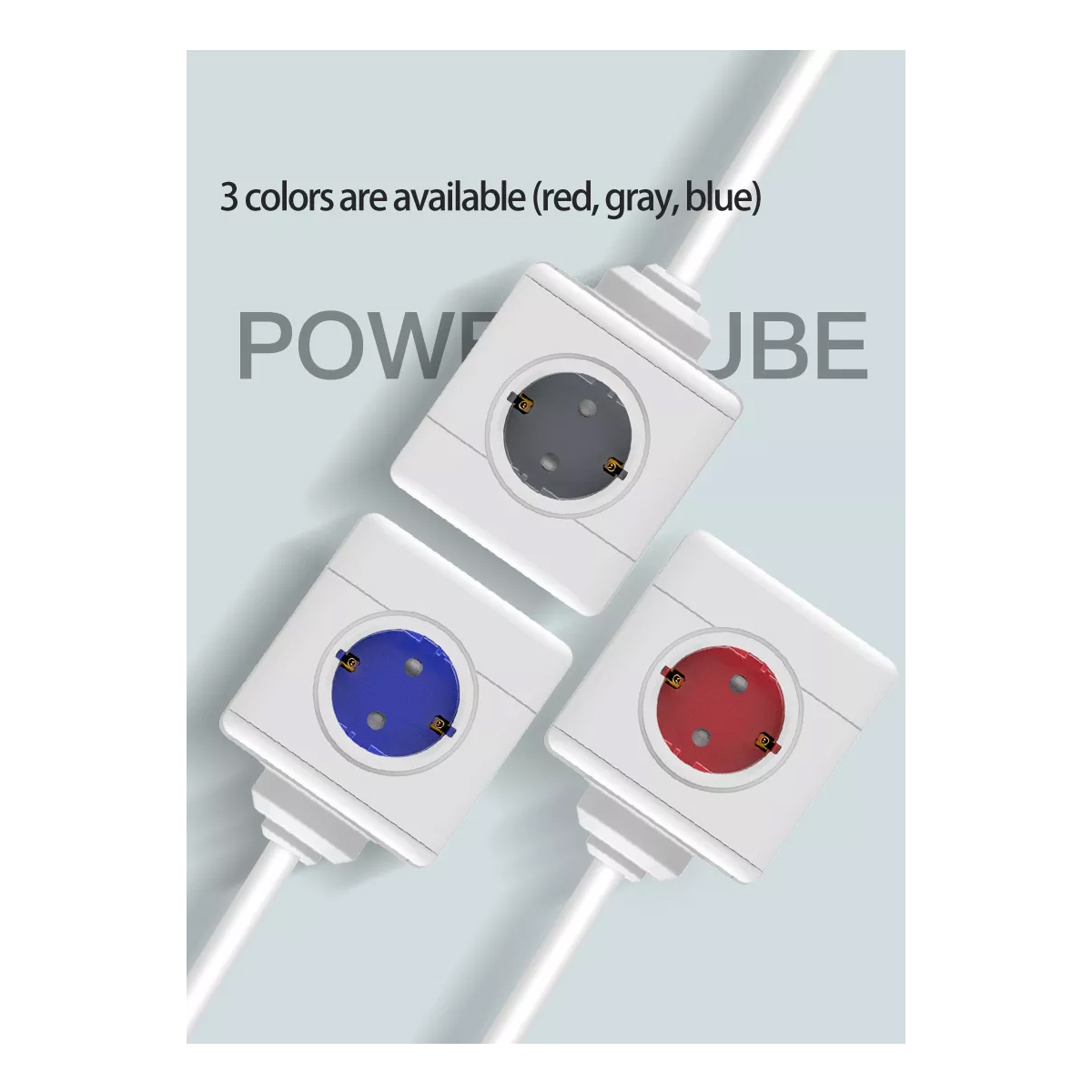 GloboStar® TRAVEL PowerCube PRO Certified 79642 Πολύπριζο 6 Θέσεων με 1.5m Kαλώδιο - 4 Πρίζες Ασφαλείας Childproof EU Schuko AC 220-240V & 2 Πρίζες USB Max 2.1A/DC 5V Μ7.5 x Π7.5 x Υ7.5 - Λευκό με Κόκκινο - Max Load 3680W/16A - Image 14