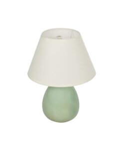 GLOBOSTAR® CESTA 204-0182 Μοντέρνο Επιτραπέζιο Φωτιστικό Πορτατίφ με Ντουί 1 x E27 AC 220-240V IP20 - Λαδί & Μπεζ - Μ22 x Π22 x Υ30cm