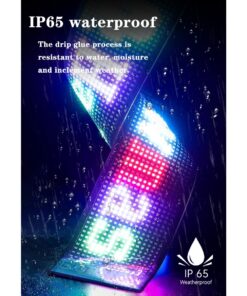 GLOBOSTAR® MATRIX GLB-106-0003 Εύκαμπτη Κυλιόμενη Ψηφιακή Επιγραφή 59.5x12cm P6 96×16 Pixel LED 10W DC 5V 2A με USB 2.0 Αδιάβροχο IP65 Πολύχρωμο RGB – Bluetooth Control μέσω iPIXEL APP – Μ59.5 x Π0.2 x Υ12cm – 2 Χρόνια Εγγύηση