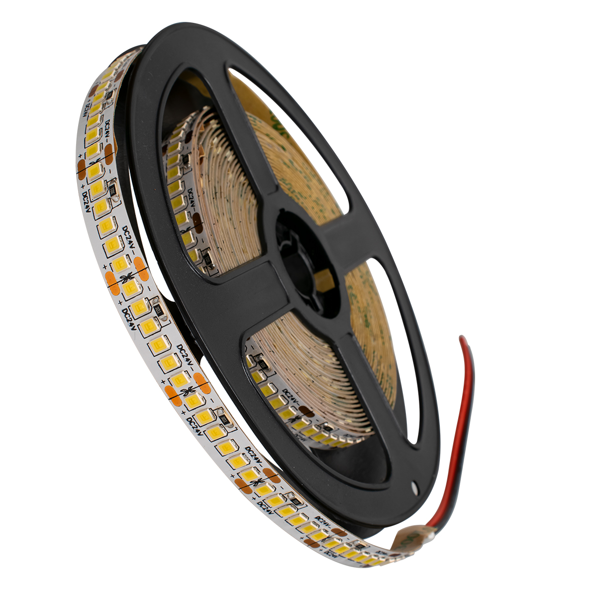 GLOBOSTAR® LUXA 70242 Ταινία LED 16W/m 1760lm/m 120° DC 24V IP20 240 x SMD2835 Chip/m Θερμό Λευκό 2700K Dimmable - Sanan SMD Chip - Μ500 x Π1 x Υ0.2cm - Ρολό 5 Μέτρων - 5 Χρόνια Εγγύηση - Image 2