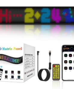 GLOBOSTAR® MATRIX GLB-106-0003 Εύκαμπτη Κυλιόμενη Ψηφιακή Επιγραφή 59.5x12cm P6 96×16 Pixel LED 10W DC 5V 2A με USB 2.0 Αδιάβροχο IP65 Πολύχρωμο RGB – Bluetooth Control μέσω iPIXEL APP – Μ59.5 x Π0.2 x Υ12cm – 2 Χρόνια Εγγύηση