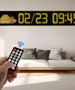 GLOBOSTAR® MATRIX GLB-106-0013 Εύκαμπτη Κυλιόμενη Ψηφιακή Επιγραφή 192x28cm P7 256×32 Pixel LED 40W AC 220-240V Αδιάβροχο IP65 Πολύχρωμο RGB – Bluetooth Control μέσω iPIXEL APP – Μ192 x Π0.4 x Υ28cm – 2 Χρόνια Εγγύηση