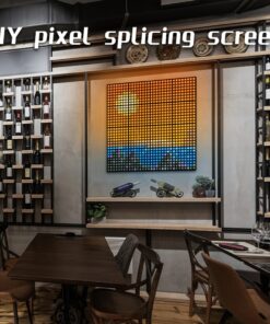 GLOBOSTAR® MATRIX GLB-106-0017 Κυλιόμενη Ψηφιακή Επιγραφή 80x80cm P24.6 64×64 Pixel LED 120W AC 220-240V IP20 Πολύχρωμο RGB – Bluetooth Control μέσω iPIXEL APP – Μ80 x Π2.6 x Υ80cm – 2 Χρόνια Εγγύηση