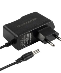 GLOBOSTAR® VOLTIX GLB-107-0001 Τροφοδοτικό/Μετασχηματιστής Class II SELV 12W 1A AC 220-240V σε DC 12V IP20 – Μαύρο Ματ – Μ7.3 x Π4 x Υ2.8cm – 3 Χρόνια Εγγύηση