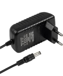 GLOBOSTAR® VOLTIX GLB-107-0006 Τροφοδοτικό/Μετασχηματιστής Class II SELV 24W 1A AC 220-240V σε DC 24V IP20 – Μαύρο Ματ – Μ8 x Π4.2 x Υ2.8cm – 3 Χρόνια Εγγύηση