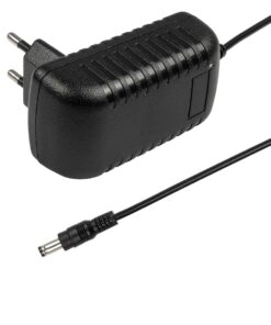 GLOBOSTAR® VOLTIX GLB-107-0006 Τροφοδοτικό/Μετασχηματιστής Class II SELV 24W 1A AC 220-240V σε DC 24V IP20 – Μαύρο Ματ – Μ8 x Π4.2 x Υ2.8cm – 3 Χρόνια Εγγύηση