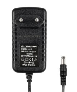 GLOBOSTAR® VOLTIX GLB-107-0006 Τροφοδοτικό/Μετασχηματιστής Class II SELV 24W 1A AC 220-240V σε DC 24V IP20 – Μαύρο Ματ – Μ8 x Π4.2 x Υ2.8cm – 3 Χρόνια Εγγύηση