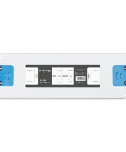 GLOBOSTAR® PLUX GLB-107-0011 Τροφοδοτικό/Μετασχηματιστής Class II SELV 60W 5A AC 220-240V σε DC 12V IP20 – Λευκό Ματ – Μ18.5 x Π6.4 x Υ2.2cm – 3 Χρόνια Εγγύηση